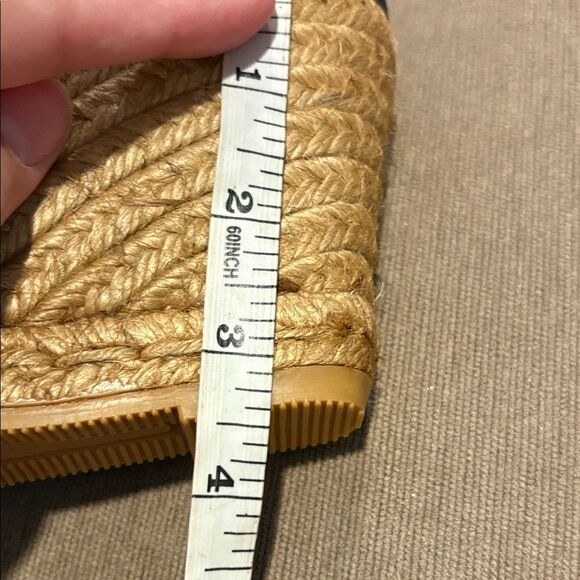 Viscata Black Espadrille Wedges - Picture 7 of 7